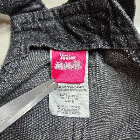 Disney Junior Minnie Mouse Overall‎ Dress Baby Girls 12M Valentine´s Day Hearts - Picture 3 of 7